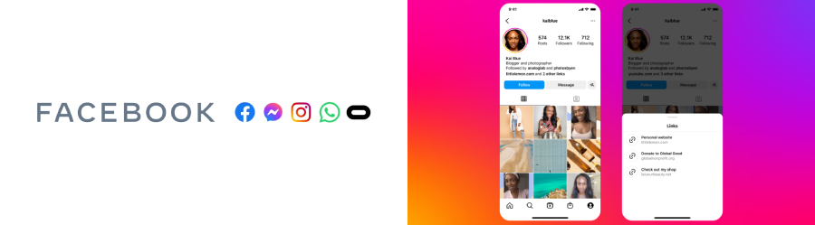 Do svého profilu na Instagramu můžete nyní přidat 5 odkazů